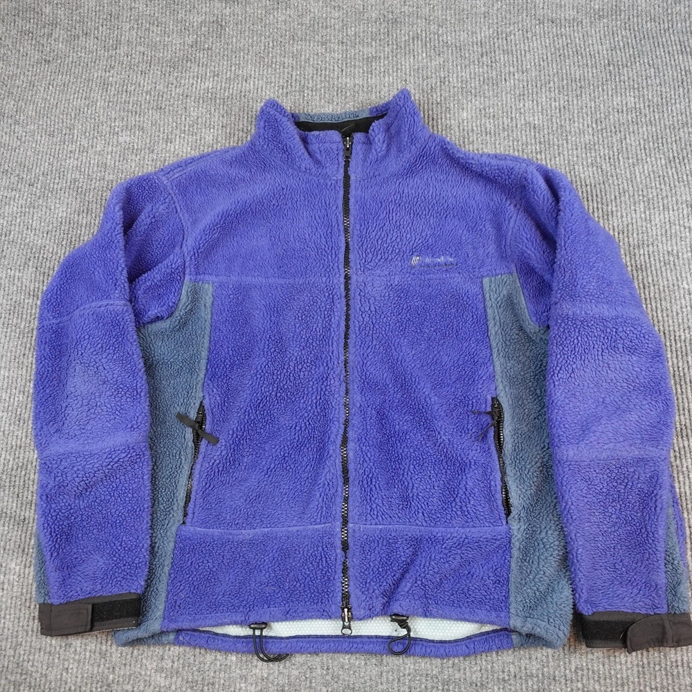 Moose Retro X Jacket Mens 2XL Purple Fleece Full Zip Lined Technical Outdoor